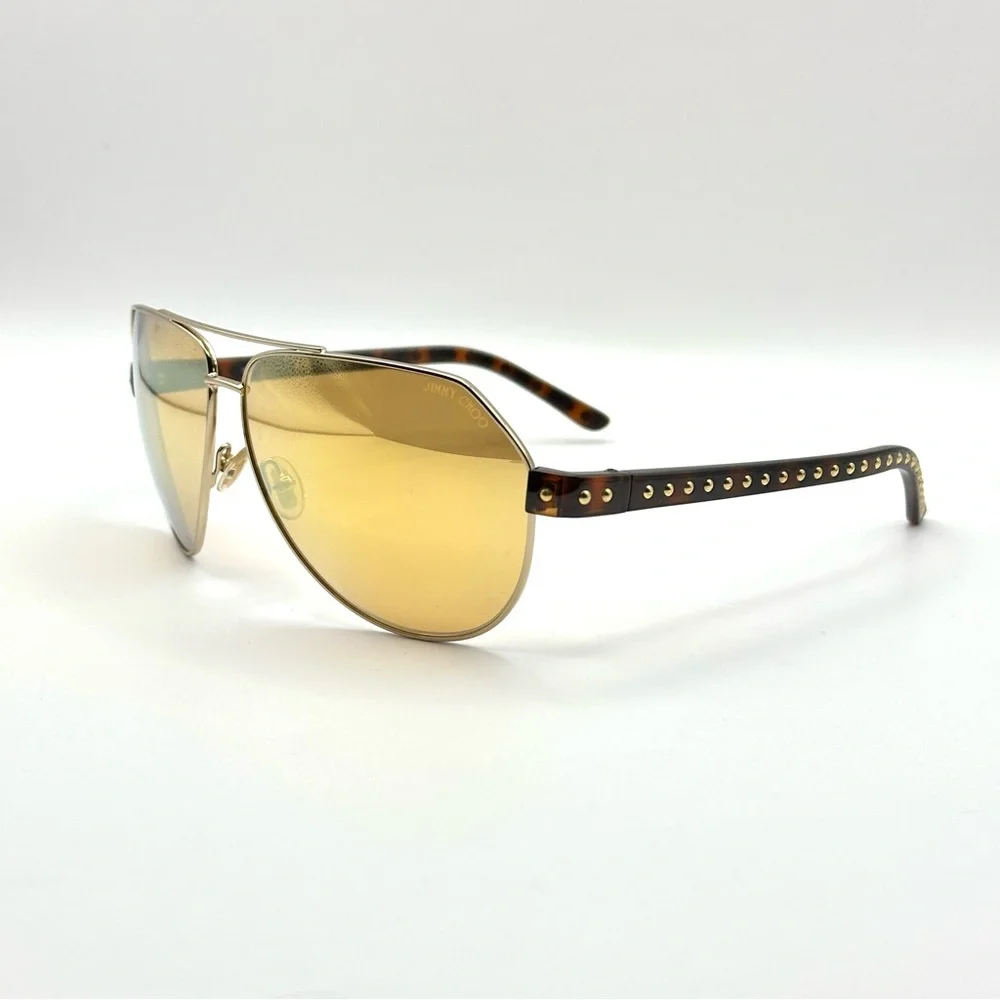 Jimmy Choo Charley / S Aviator Mirrored Sunglasses Unisex